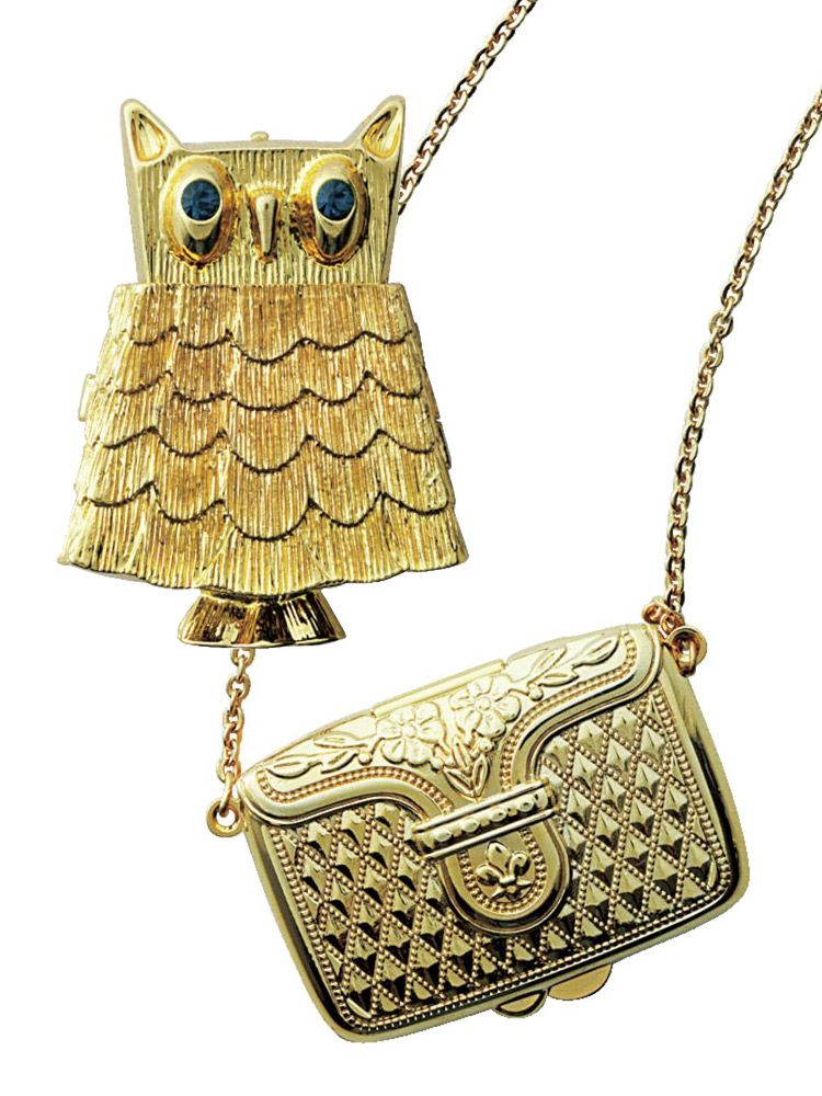 Product, Yellow, Metal, Pattern, Fashion, Chain, Design, Owl, Body jewelry, Shoulder bag, 