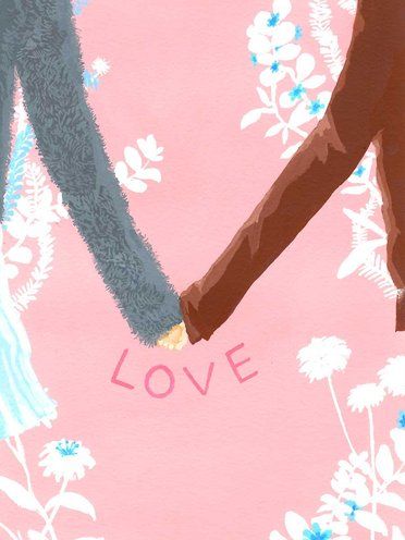 Pink, Gesture, Hand, Tree, Illustration, Plant, Pattern, Holding hands, Love, 