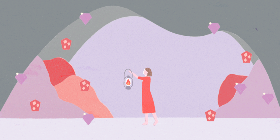 Red, Pink, Interaction, Carmine, Arch, Animation, Graphics, Illustration, Love, Gesture, 