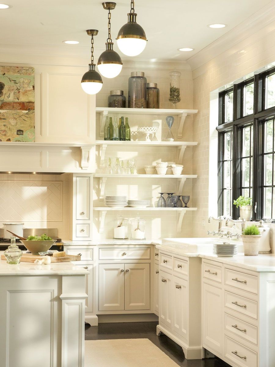 Countertop, White, Cabinetry, Furniture, Kitchen, Room, Shelf, Interior design, Property, Floor, 