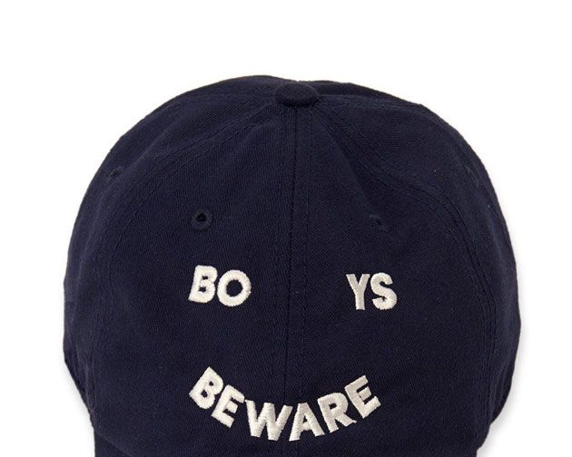 Cap, Clothing, Black, Baseball cap, Headgear, Font, Fashion accessory, Hat, Logo, 