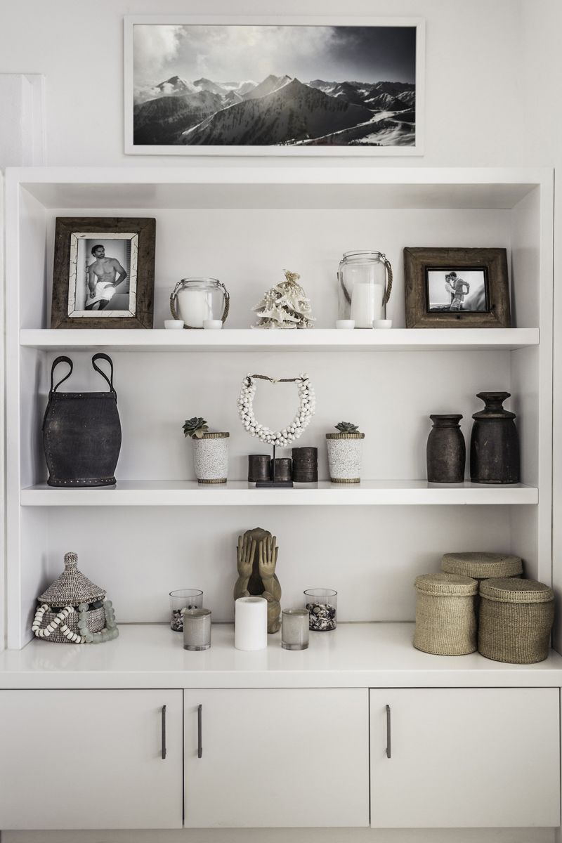 Room, White, Wall, Shelving, Furniture, Shelf, Interior design, Collection, Drawer, Picture frame, 