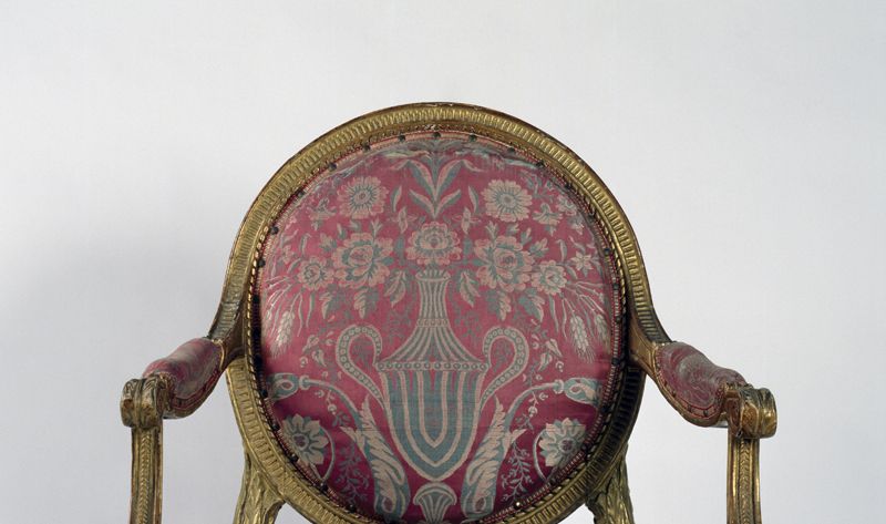 Furniture, Magenta, Chair, Maroon, Natural material, Armrest, Antique, Collectable, 
