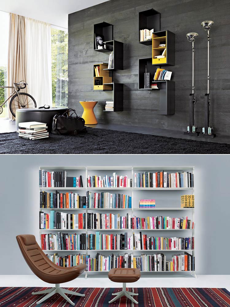Room, Interior design, Shelf, Shelving, Publication, Bookcase, Wall, Home, Orange, Interior design, 