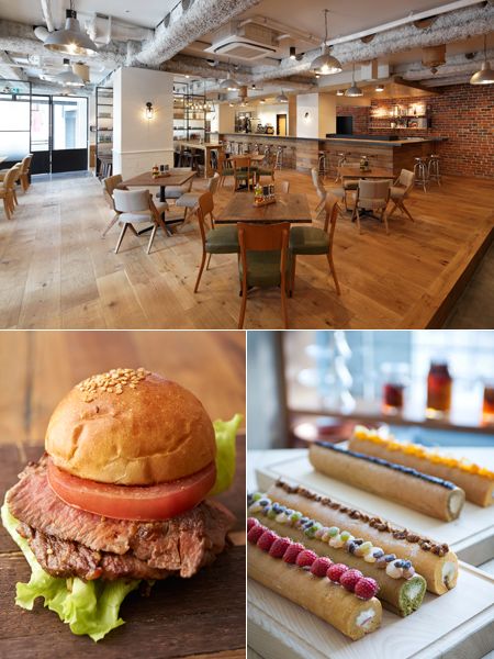 Sandwich, Food, Interior design, Finger food, Cuisine, Bun, Table, Ceiling, Baked goods, Hamburger, 