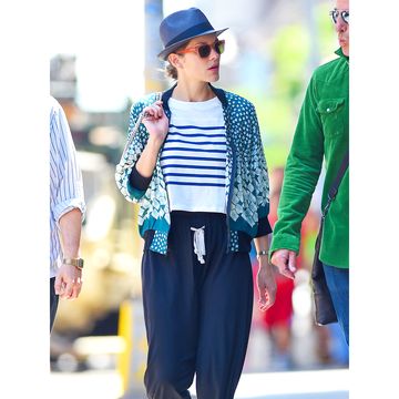 Hat, Bag, Outerwear, Sunglasses, Style, Fashion accessory, Street fashion, Luggage and bags, Fashion, Electric blue, 
