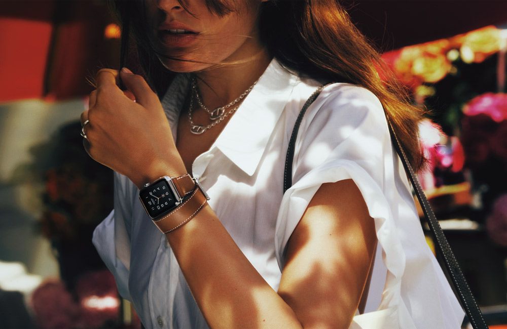 Apple Watch エルメス ブラウン 二重 HERMES アップルウォッチ-