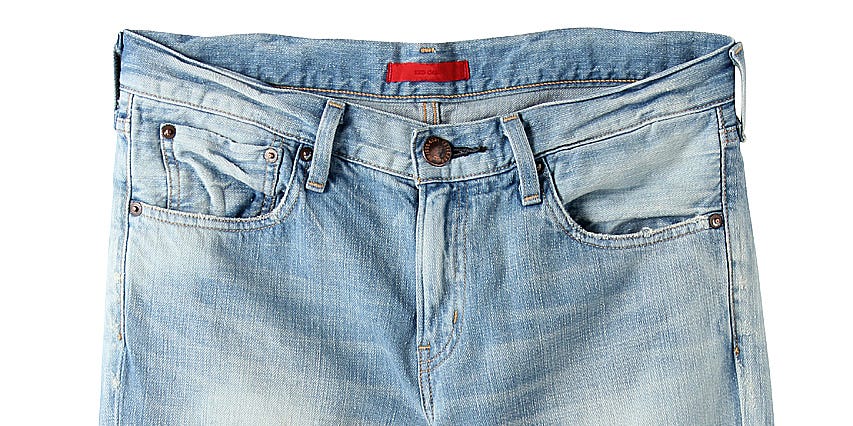 Blue, Product, Denim, Trousers, Jeans, Pocket, Textile, White, Style, Line, 