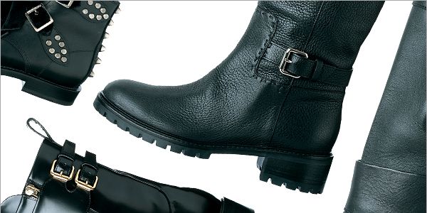 Footwear, Product, Boot, Font, Beauty, Fashion, Black, Leather, Brand, Design, 