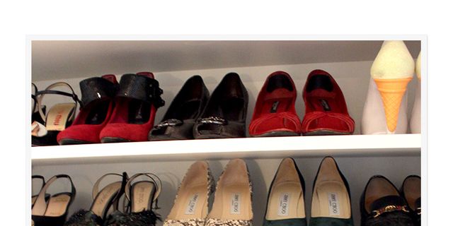 Footwear, Product, Brown, Shoe, Red, White, Style, Collection, Retail, Font, 