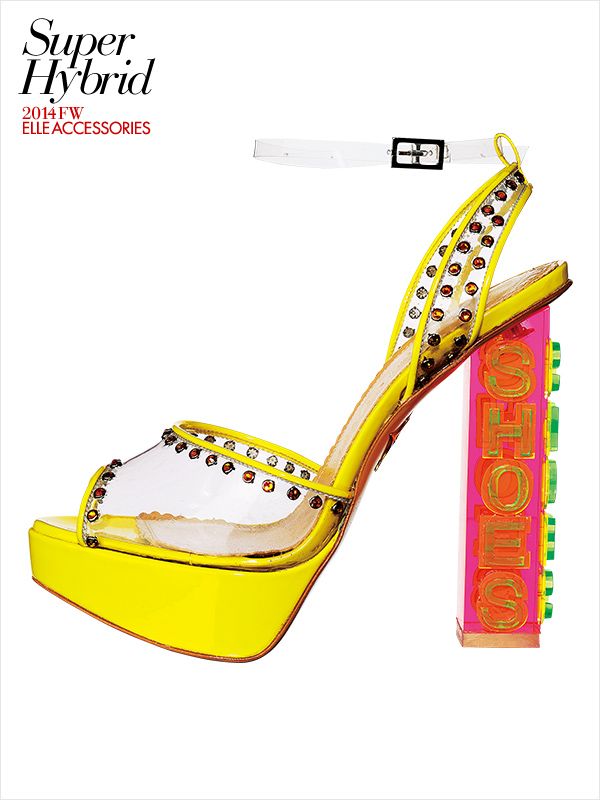 Yellow, Product, Font, Fashion accessory, Sandal, Beige, High heels, Tan, Basic pump, Design, 