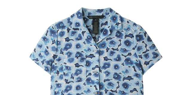Clothing, Blue, Product, Collar, Sleeve, Dress shirt, Textile, Pattern, Electric blue, Cobalt blue, 