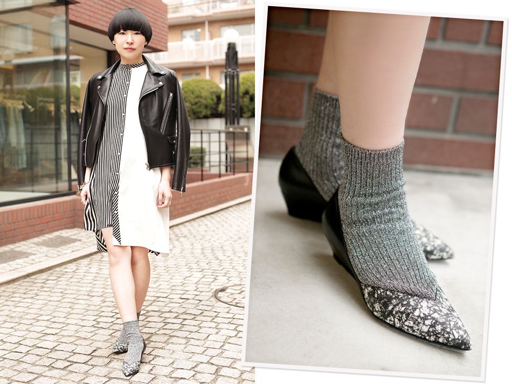 ⭐︎osugiさま⭐︎ HEWN フラットシューズ × ELIN タートルニット ストレッチフラワーレース インナータートルニット | AND ON