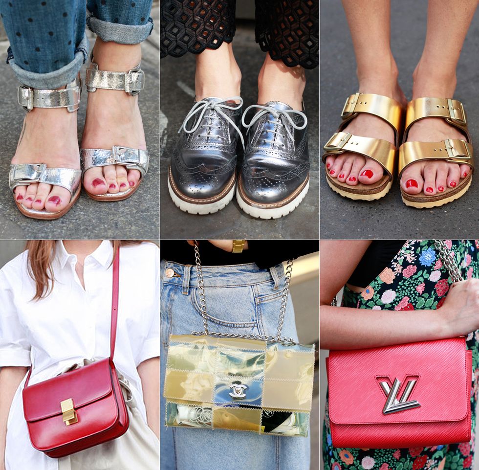Shoe, Human leg, Textile, Red, White, Pattern, Bag, Style, Fashion accessory, Fashion, 