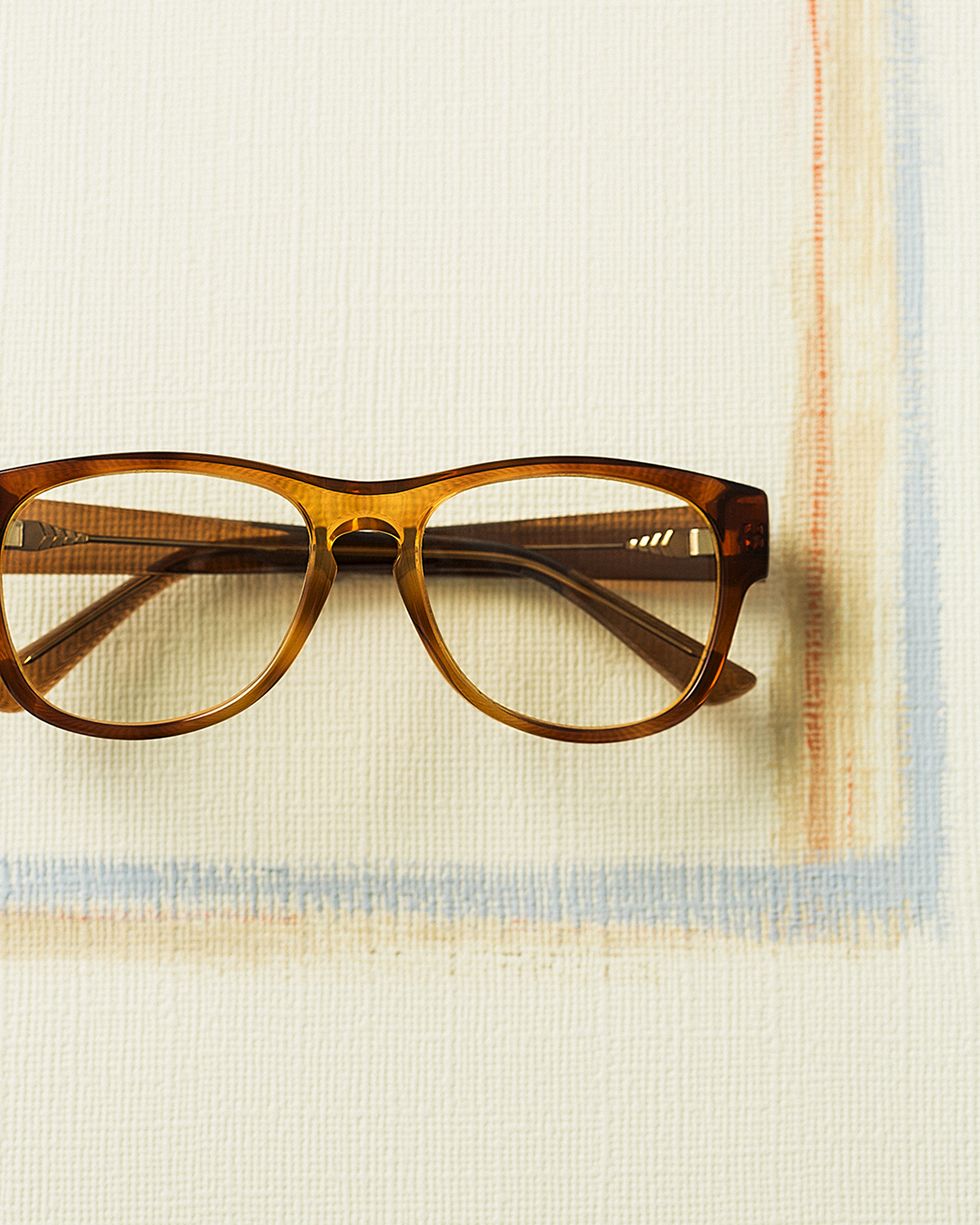 Eyewear, Glasses, Vision care, Brown, Product, Line, Orange, Amber, Tints and shades, Reflection, 