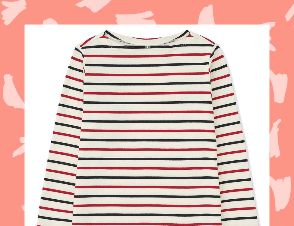 Sleeve, Red, White, Pattern, Line, Style, Collar, Carmine, Baby & toddler clothing, Orange, 