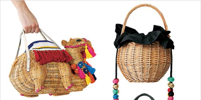 Product, Bag, Home accessories, Basket, Shoulder bag, Picnic basket, Wicker, Storage basket, Pattern, Fiber, 