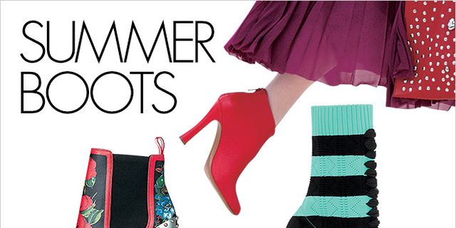 Footwear, Red, Boot, Carmine, Fashion, Pattern, High heels, Sock, Costume accessory, Fashion design, 