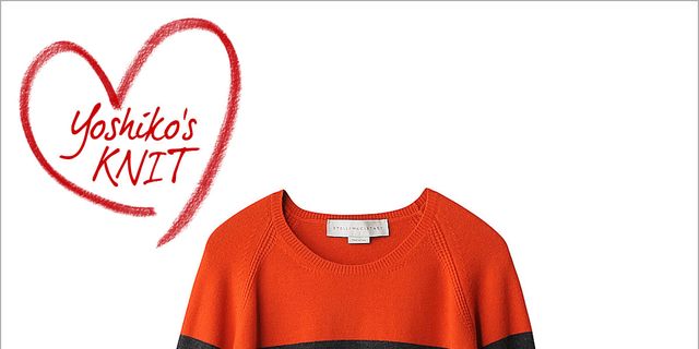 Sleeve, Textile, Red, Text, Pattern, White, Sweater, Line, Collar, Carmine, 