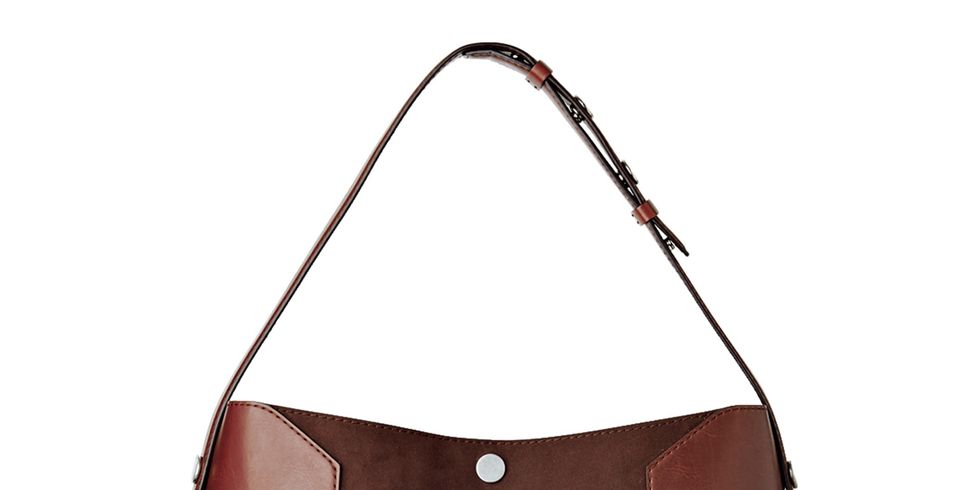 Handbag, Bag, Shoulder bag, Hobo bag, Brown, Fashion accessory, Leather, Tan, Material property, Font, 
