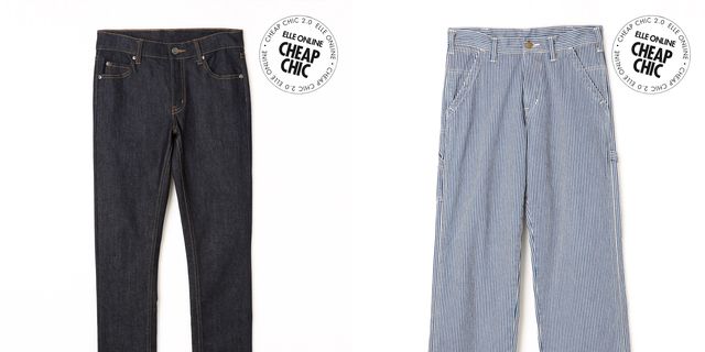 Blue, Product, Denim, Textile, Jeans, White, Style, Line, Pocket, Pattern, 