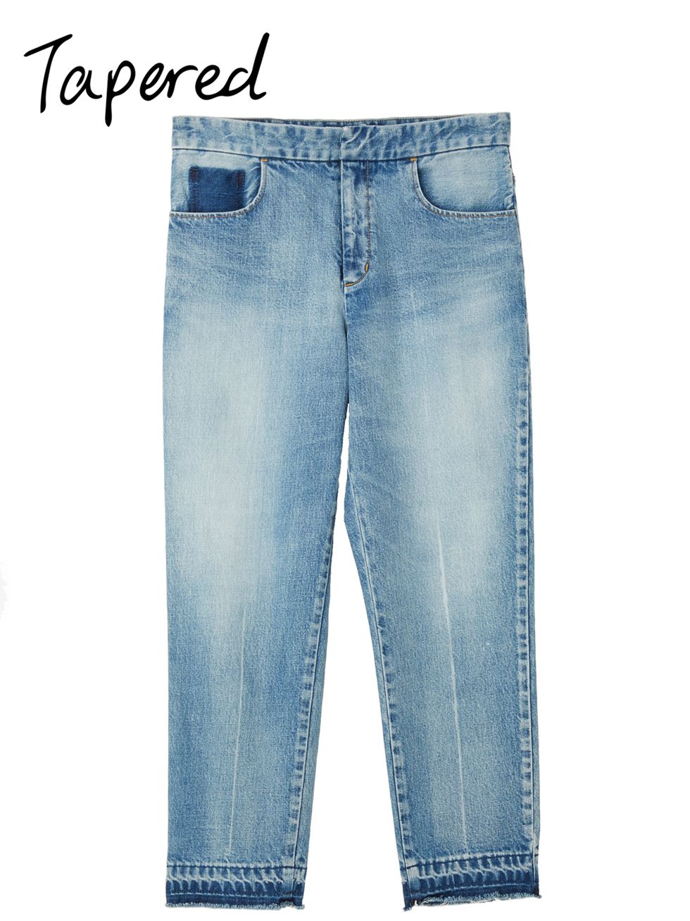 Blue, Product, Denim, Trousers, Pocket, Jeans, Textile, White, Line, Font, 