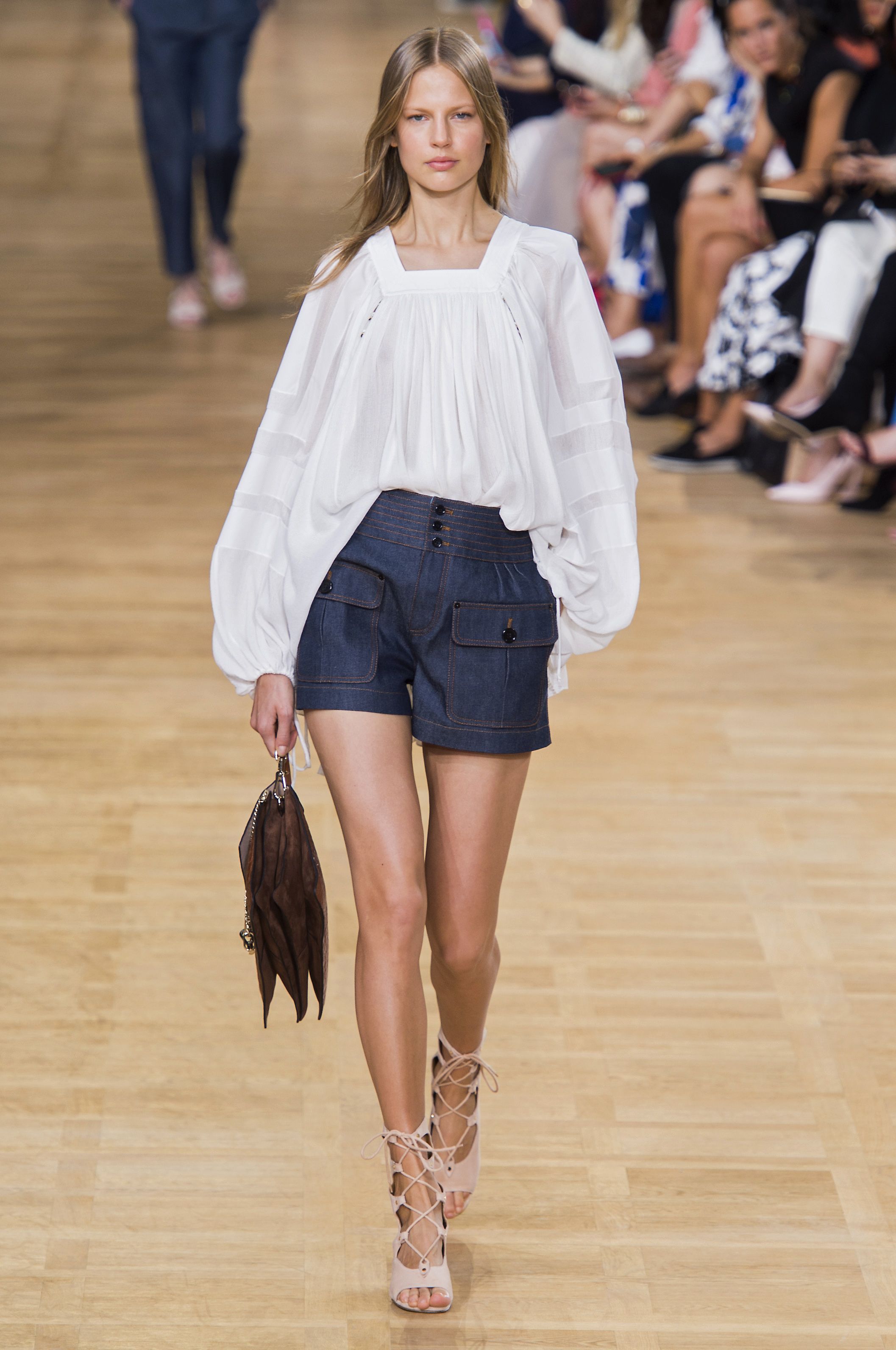 美品【SAINT LAURENT】2015SS ノースリーブ ワンピース