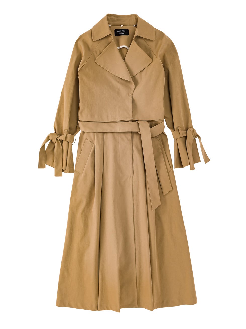 Clothing, Trench coat, Coat, Outerwear, Sleeve, Day dress, Overcoat, Beige, Khaki, Dress, 