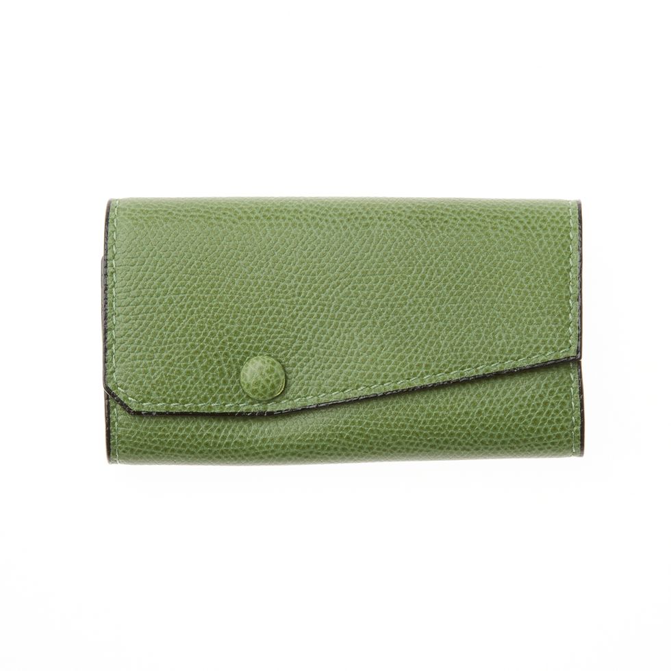 Green, Wallet, Coin purse, Fashion accessory, Rectangle, Bag, Leather, Handbag, 