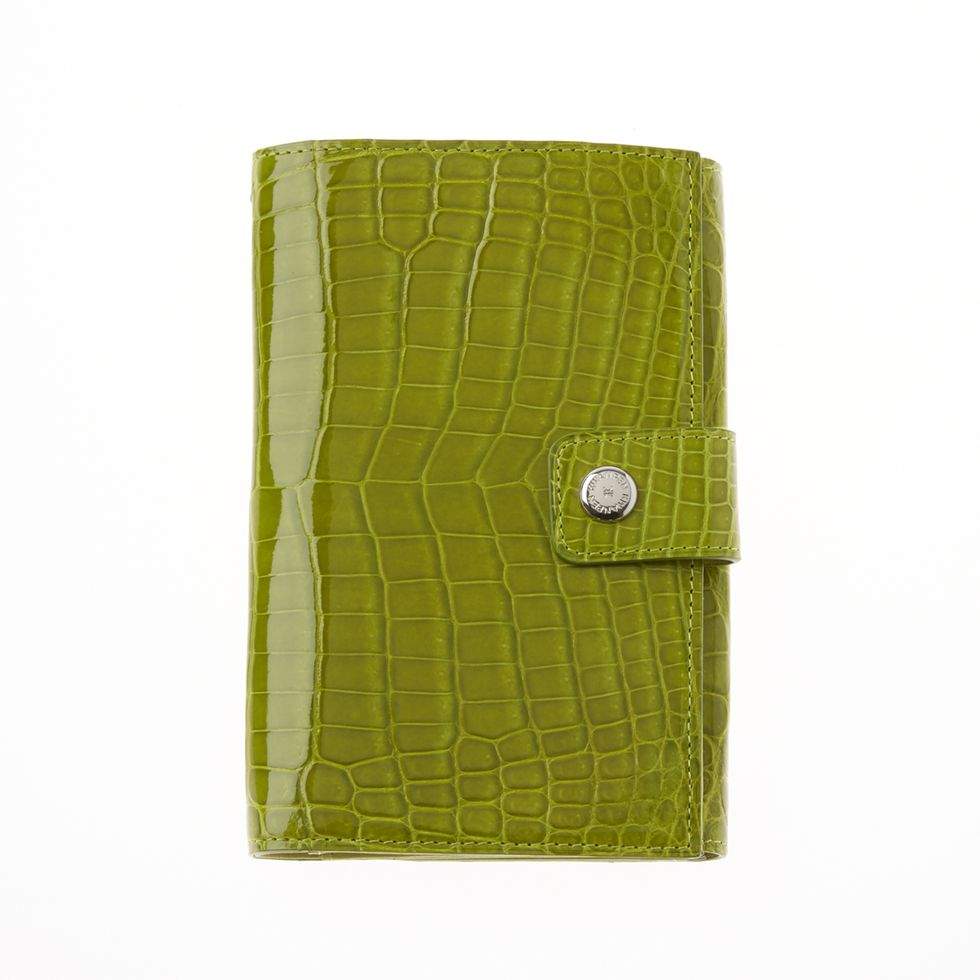 Green, Wallet, Coin purse, Fashion accessory, Button, Leather, 