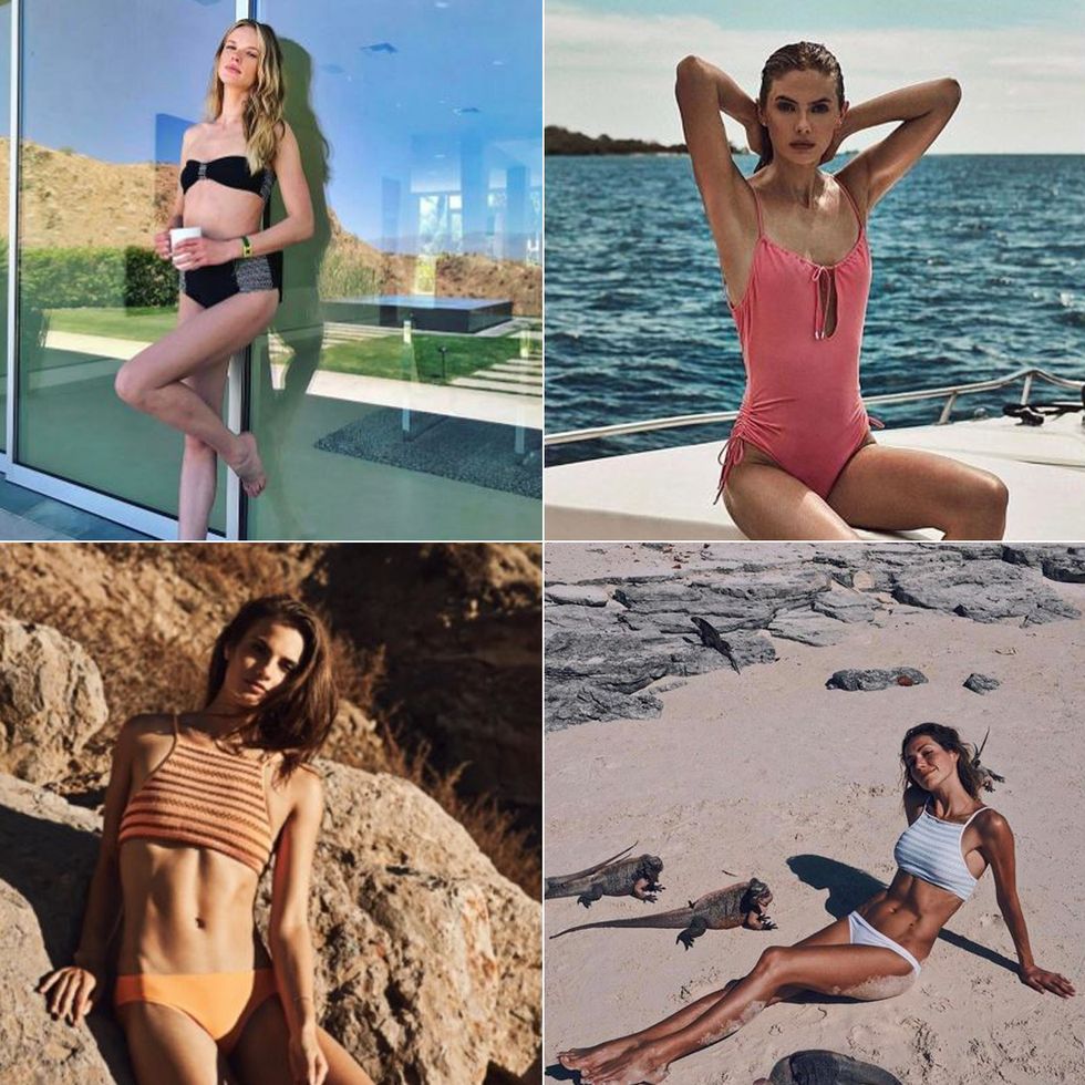 Photograph, Clothing, Bikini, Beauty, Swimwear, Summer, Leg, Model, Vacation, One-piece swimsuit, 