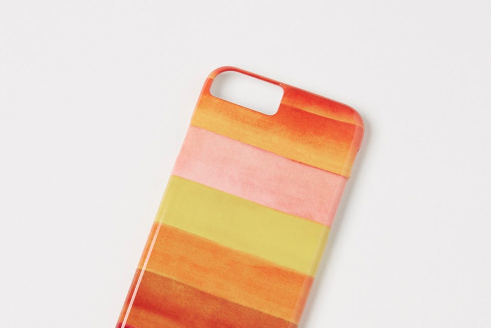 Orange, Amber, Mobile phone accessories, Colorfulness, Mobile phone case, Portable communications device, Rectangle, Tan, Maroon, Communication Device, 