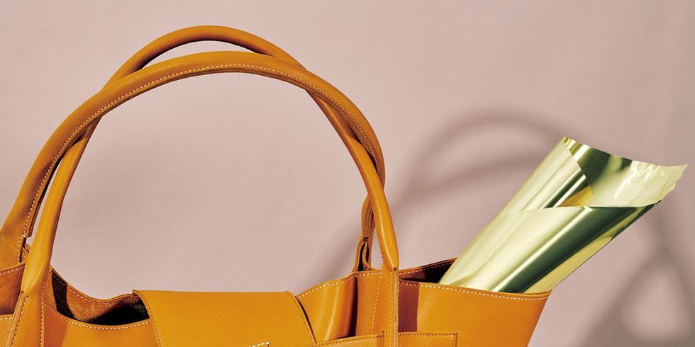 Handbag, Bag, Yellow, Fashion accessory, Shoulder bag, Orange, Turquoise, Leather, Material property, Tote bag, 
