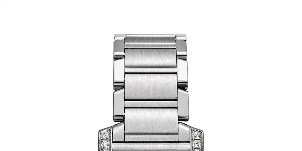 Watch, Analog watch, Watch accessory, Fashion accessory, Jewellery, Silver, Product, Rectangle, Brand, Material property, 