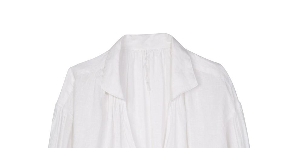 Clothing, White, Sleeve, Shirt, Neck, Blouse, Collar, Outerwear, Shoulder, Top, 