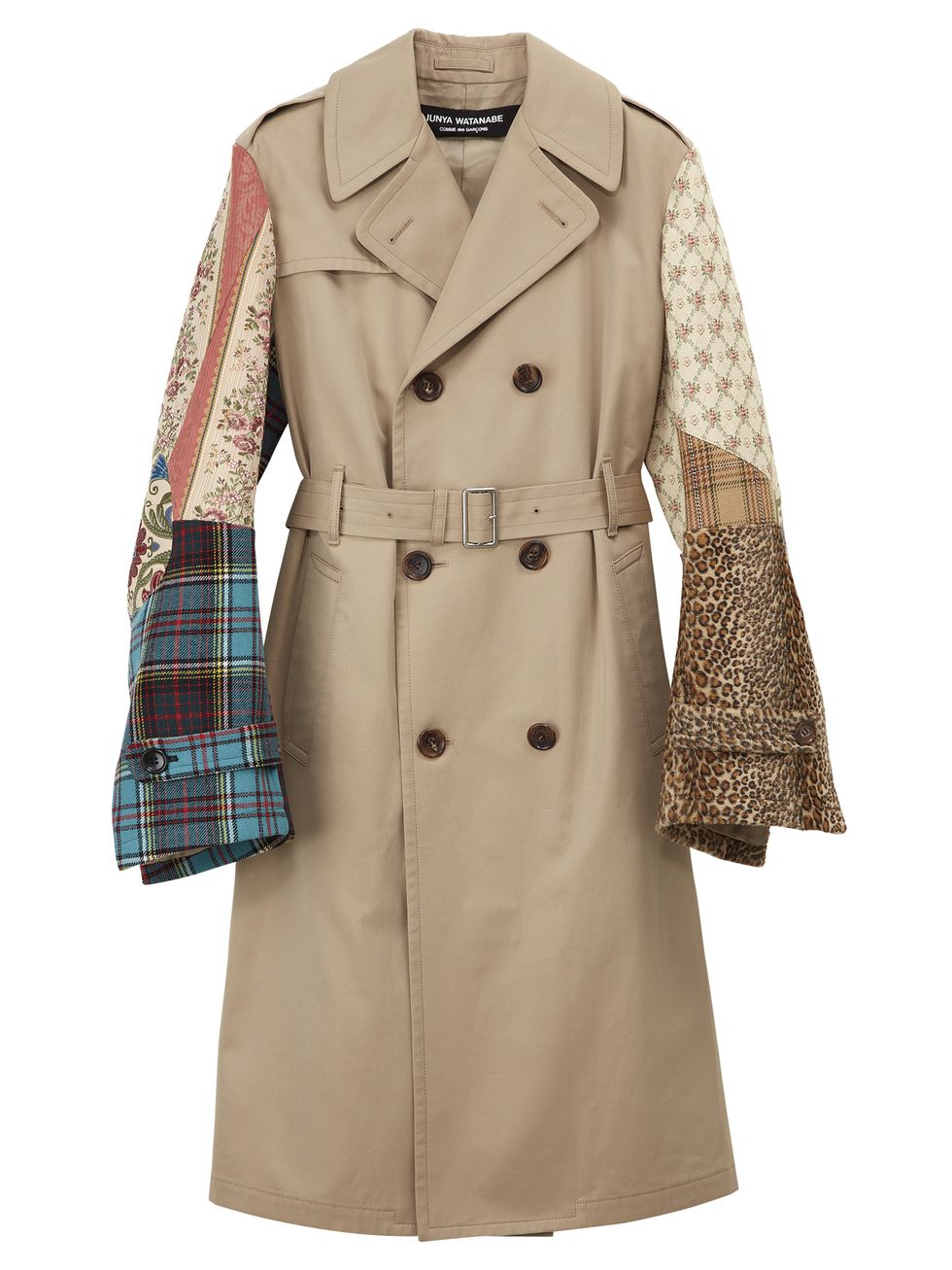 Clothing, Trench coat, Coat, Outerwear, Overcoat, Sleeve, Beige, Duster, Collar, Tartan, 