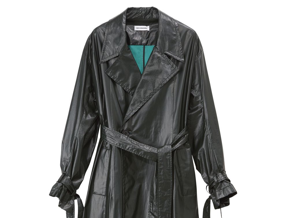 Clothing, Trench coat, Coat, Outerwear, Robe, Sleeve, Overcoat, Dress, Duster, Day dress, 