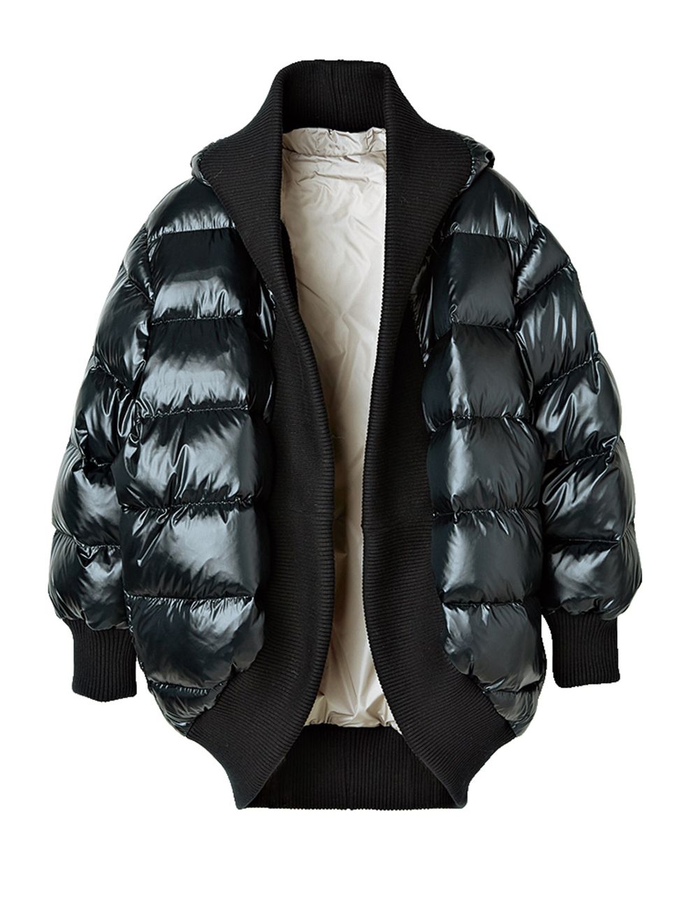Jacket, Sleeve, Collar, Textile, Outerwear, Coat, Fashion, Black, Natural material, Fur, 