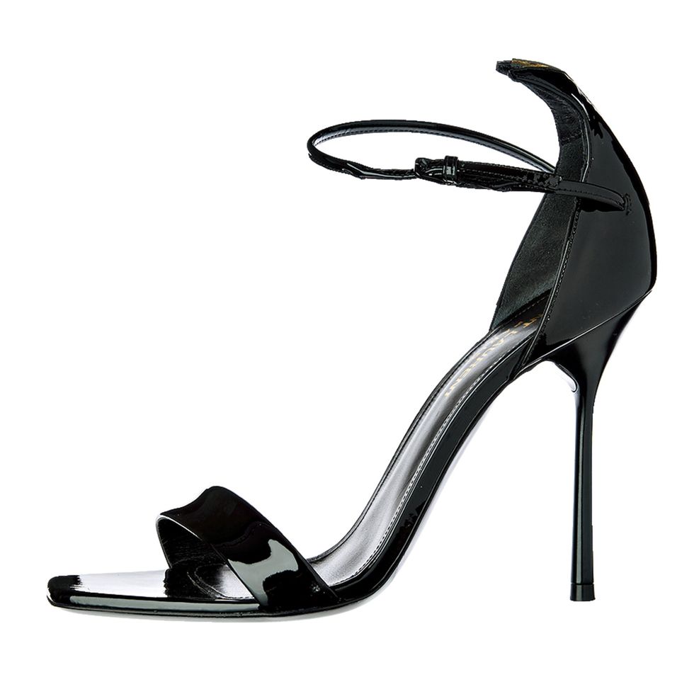 Footwear, High heels, Sandal, Basic pump, Shoe, Leg, Bridal shoe, Black-and-white, Court shoe, 