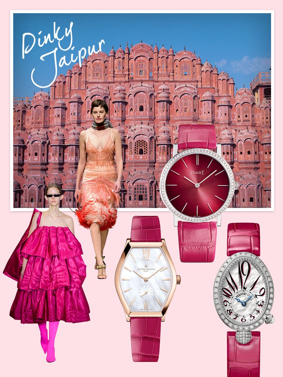 Pink, Magenta, Fashion, Poster, Advertising, Illustration, Style, Clock, 