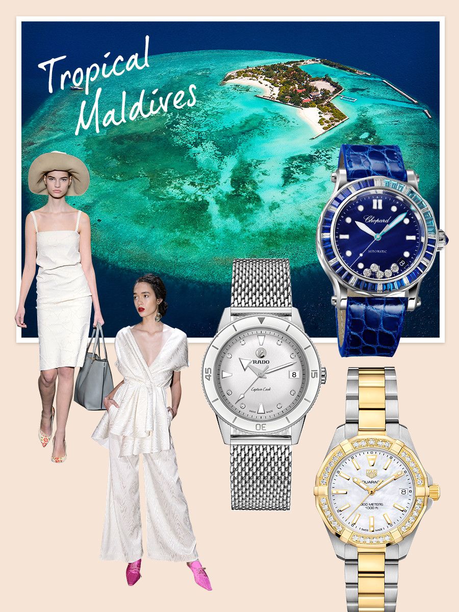Product, Analog watch, Watch, Fashion accessory, Dress, Fashion, Aqua, Azure, Watch accessory, One-piece garment, 
