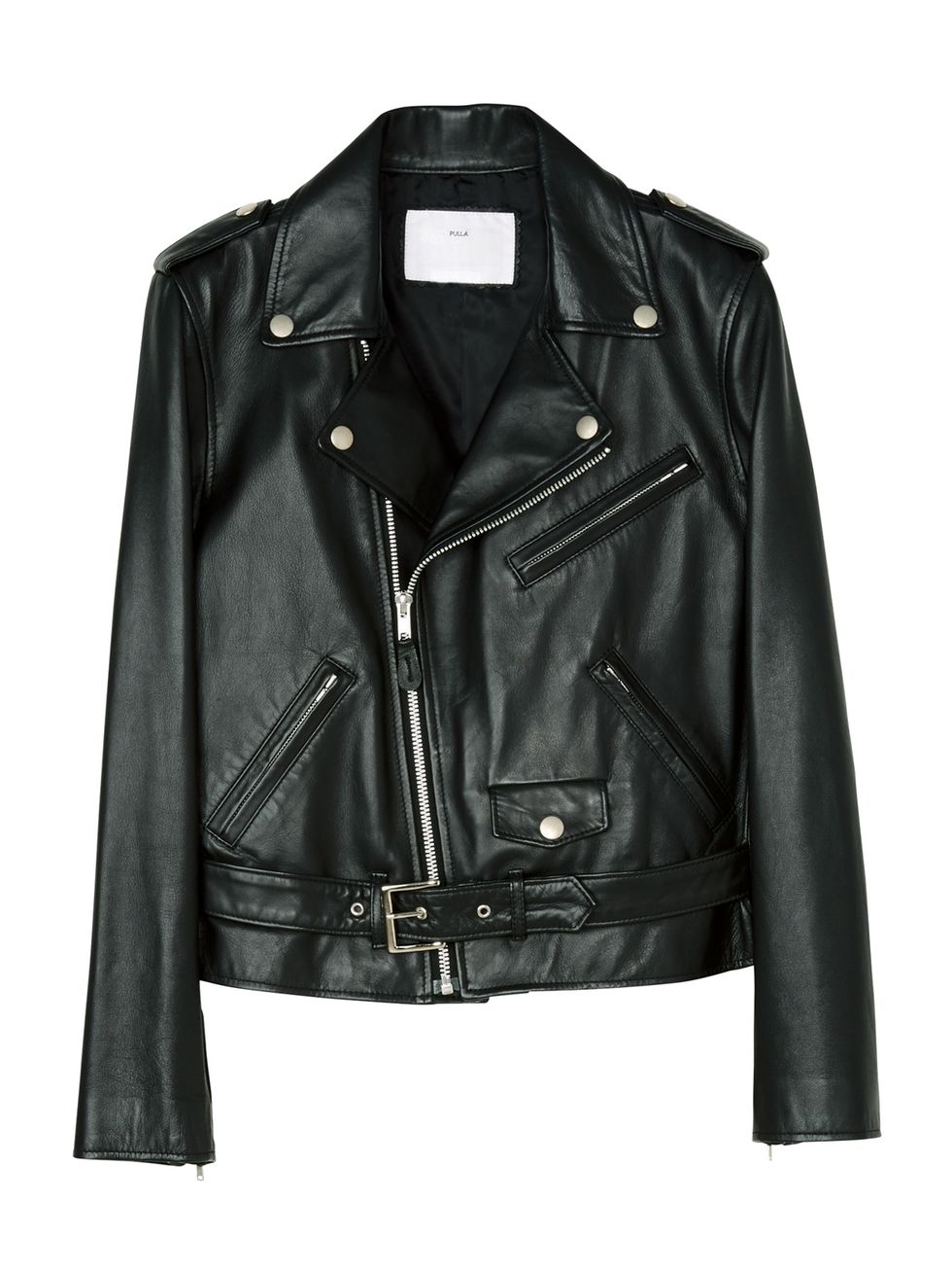 Clothing, Jacket, Leather, Leather jacket, Outerwear, Black, Sleeve, Textile, Top, Zipper, 
