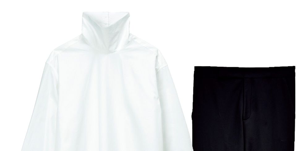 White, Clothing, Outerwear, Sleeve, Uniform, Hood, Collar, Neck, Formal wear, Jacket, 