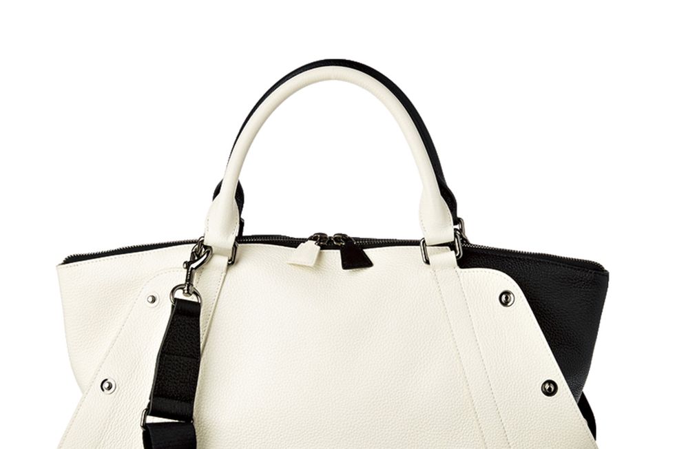 Handbag, Bag, White, Shoulder bag, Fashion accessory, Beige, Leather, Material property, Tote bag, Font, 