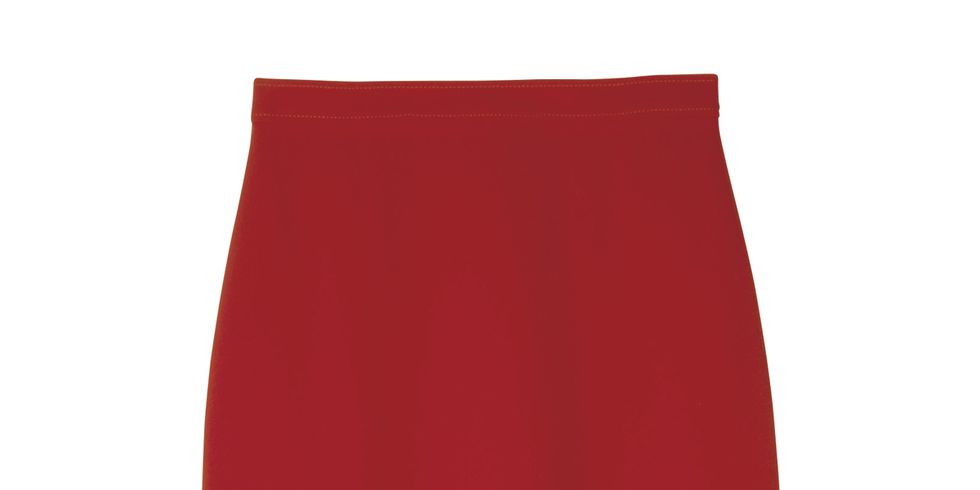 Clothing, Pencil skirt, Red, Fashion, Waist, A-line, 