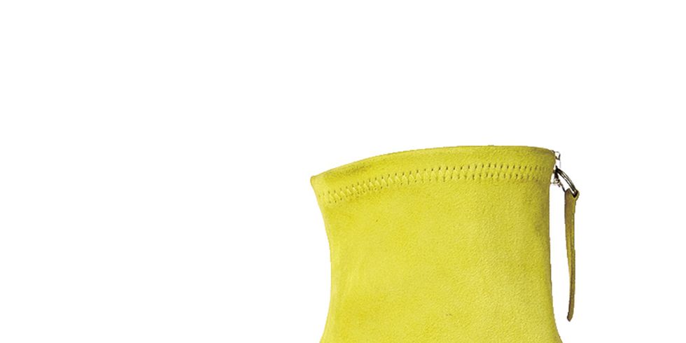 Green, Yellow, Boot, Beige, Tan, Synthetic rubber, High heels, Leather, 