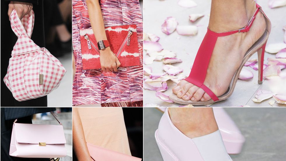 Footwear, Joint, White, Pink, Bag, Fashion accessory, Style, Sandal, Beauty, Fashion, 