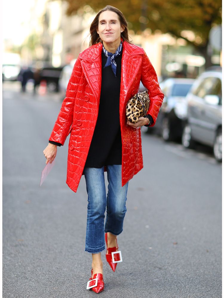 Clothing, Sleeve, Trousers, Denim, Collar, Textile, Jeans, Coat, Red, Outerwear, 