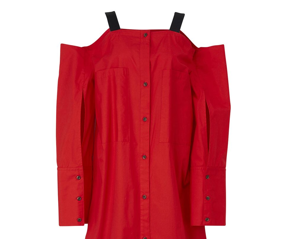 Product, Collar, Sleeve, Textile, Red, Outerwear, Coat, Carmine, Orange, Fashion, 
