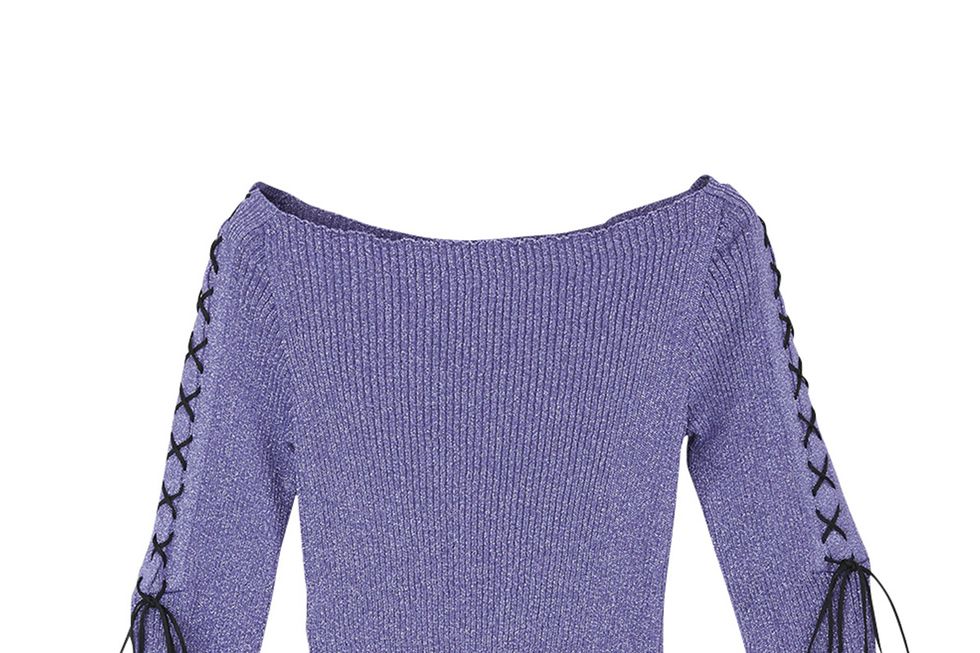 Blue, Product, Textile, Sweater, Purple, Electric blue, Pattern, Black, Violet, Woolen, 